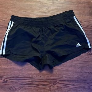 black running shorts